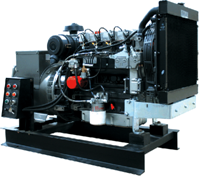 Mesin genset dengan engine Lombardini