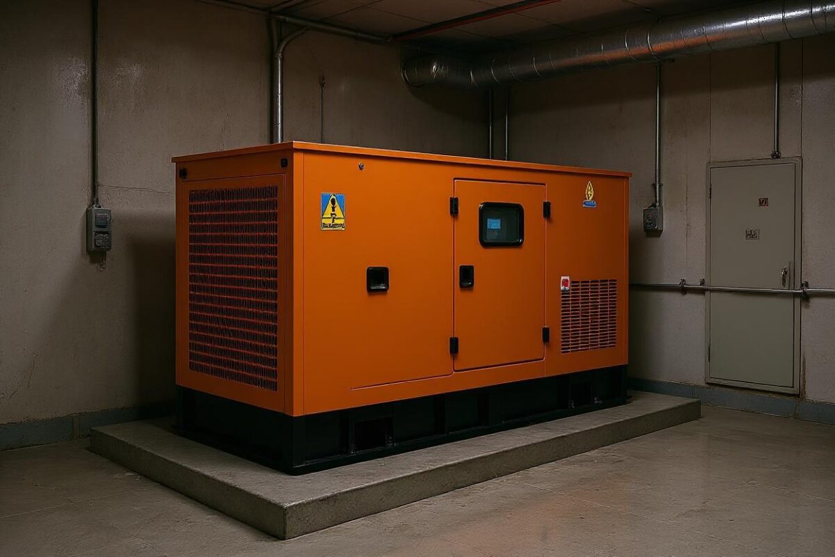 Penggunaan genset silent