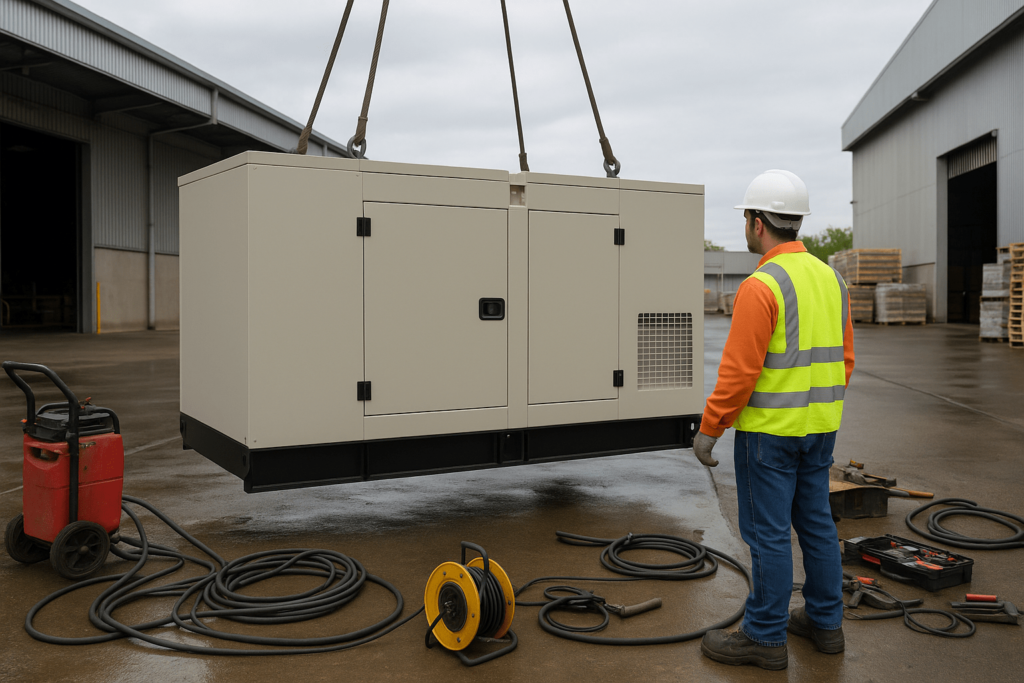 Instalasi genset industri